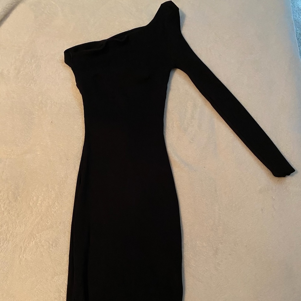 Black Backless Dress